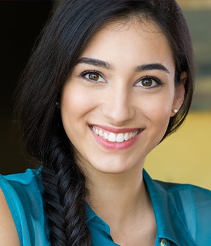 Woman with gorgeous smile