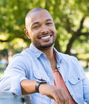 Man with healthy smile